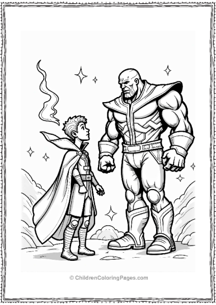 Thanos And Doctor Strange Casting Spells Free PDF Printable