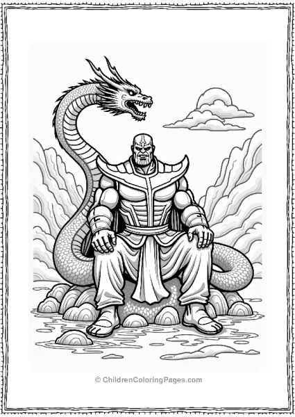 Thanos As A Dragon Master Free PDF Printable