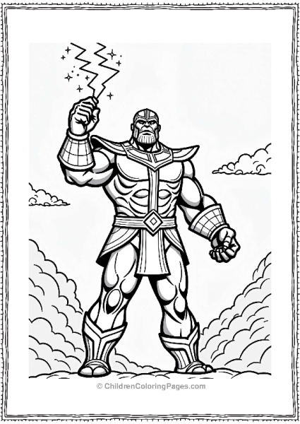 Thanos As A Greek Titan Free PDF Printable