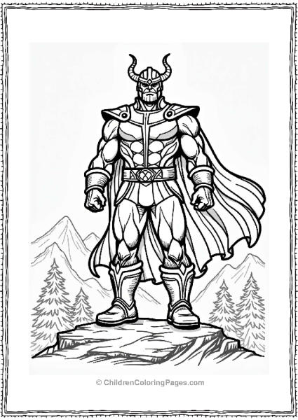 Thanos As A Norse God Free PDF Printable