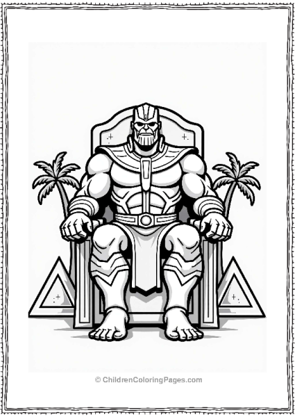 Thanos As An Egyptian Pharaoh Free PDF Printable