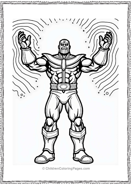 Thanos Creating Time Waves Free PDF Printable