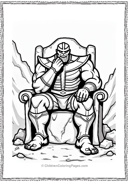 Thanos In Deep Thought Free PDF Printable