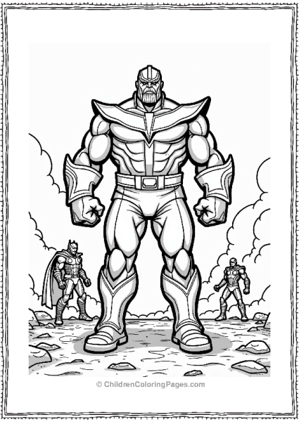 Thanos The Mad Titans Standoff Free PDF Printable