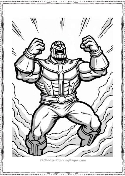 Thanos With A Battle Cry Free PDF Printable