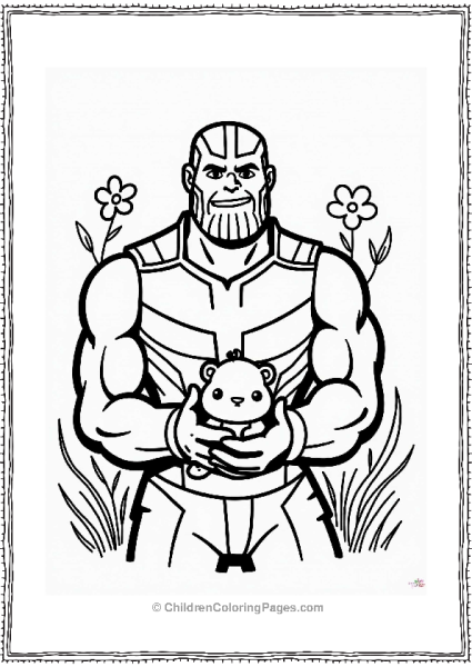 Thanos With A Gentle Smile Free PDF Printable