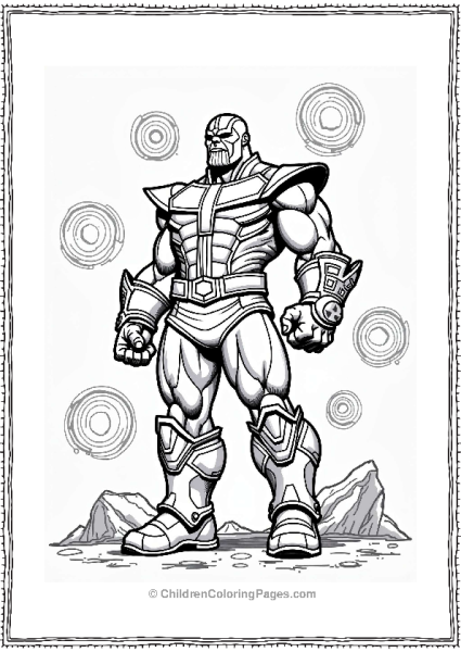 Thanos With Infinity Gauntlet Free PDF Printable