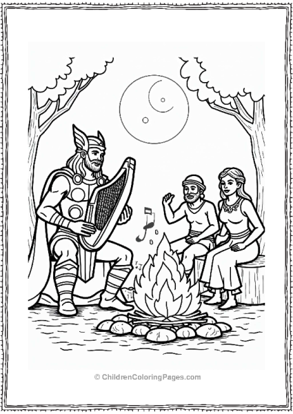 Thors Music Night By The Campfire Free PDF Printable