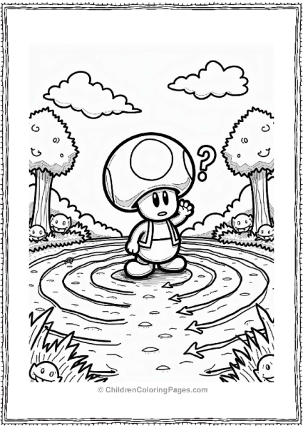 Toad At A Maze Fork Free PDF Printable