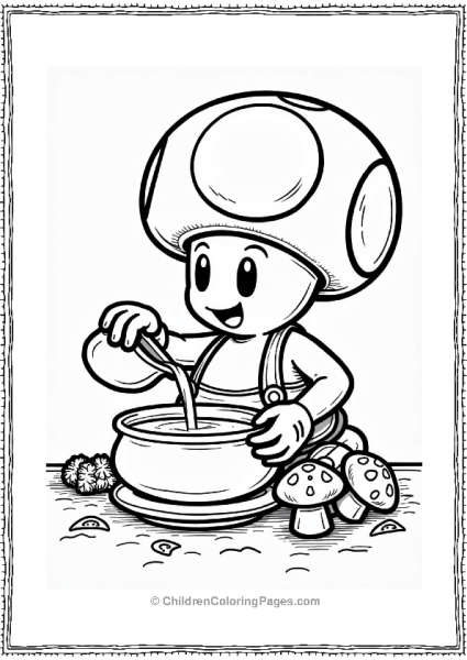 Toad Brewing Mushroom Soup Free PDF Printable