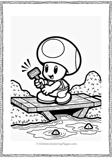 Toad Building A Bridge Free PDF Printable
