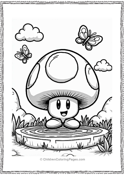 Toad In A Mushroom Maze Free PDF Printable