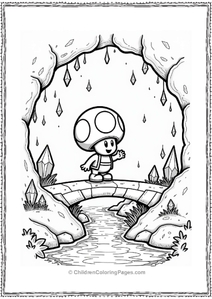 Toad On A Crystal Bridge Free PDF Printable