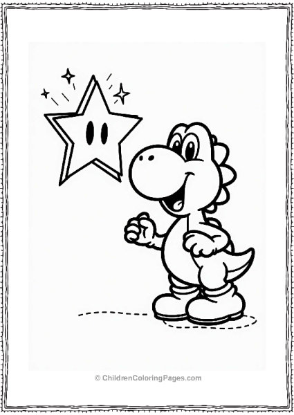 Yoshi And The Power Star Free PDF Printable