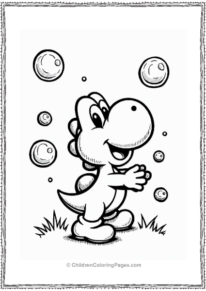 Yoshis Colorful Bubble Adventure Free PDF Printable