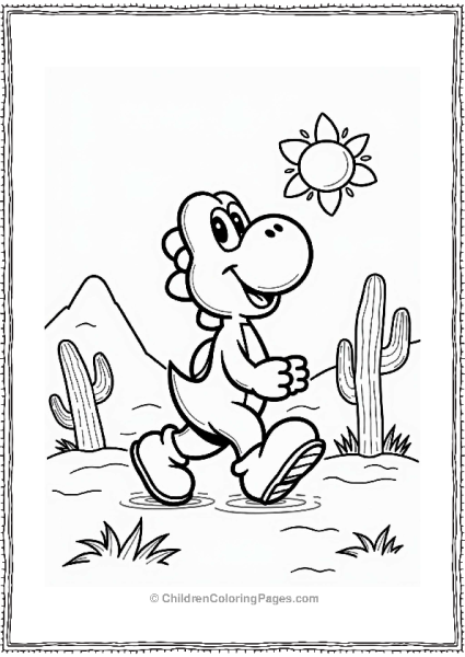 Yoshis Desert Adventure Free PDF Printable