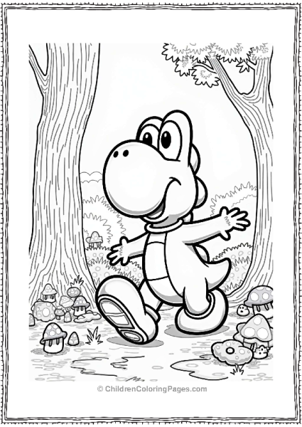 Yoshis Forest Adventure Free PDF Printable