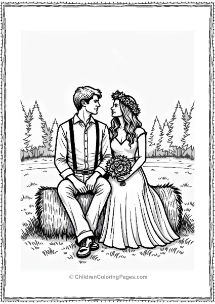 1970s Rustic Wedding Setup Free PDF Printable