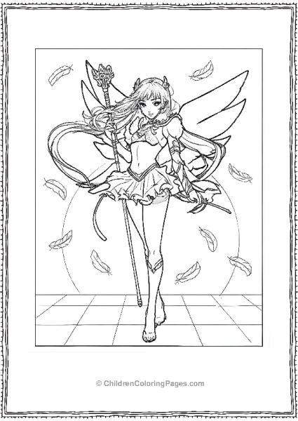 Anime Angelic Warrior Sailor Moon Free PDF Printable