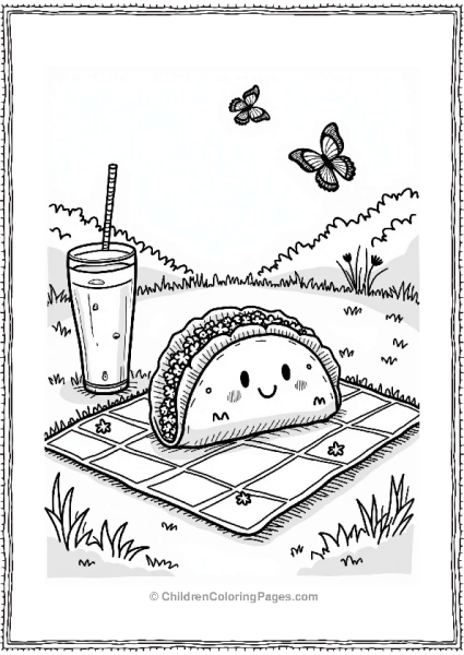 Backyard Picnic With Tacos Free PDF Printable