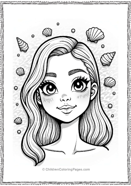 Beach Vibes Makeup Illustration Free PDF Printable