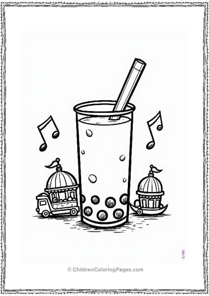 Boba Tea At Cultural Parades Free PDF Printable