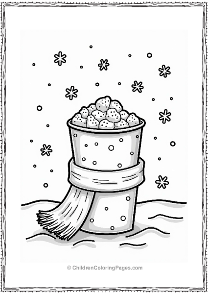 Boba Tea In A Winter Wonderland Free PDF Printable