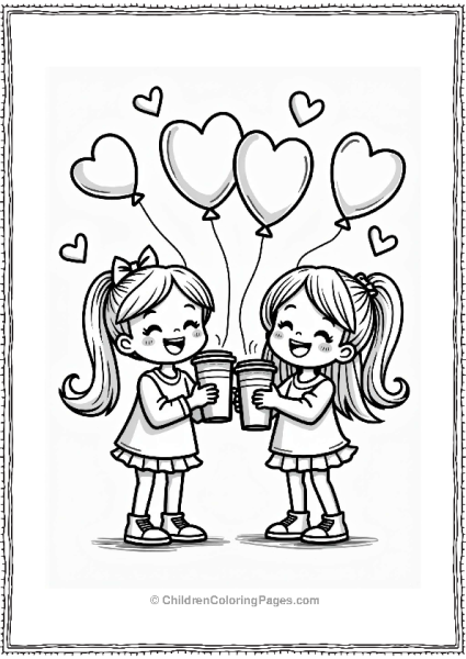 Boba Tea Toast With Friends Free PDF Printable
