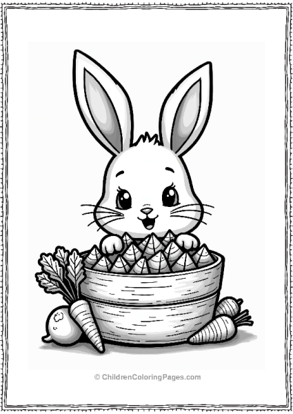 Bunny At The Crystal Stall Free PDF Printable