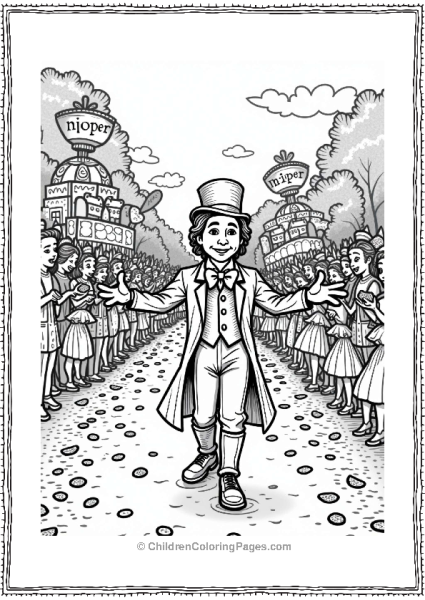 Candy Parade With Willy Wonka Free PDF Printable