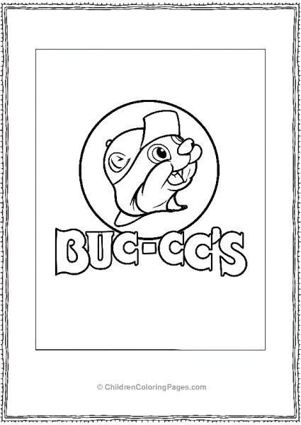 Cartoon Beaver Wearing A Baseball In Texas Free PDF Printable