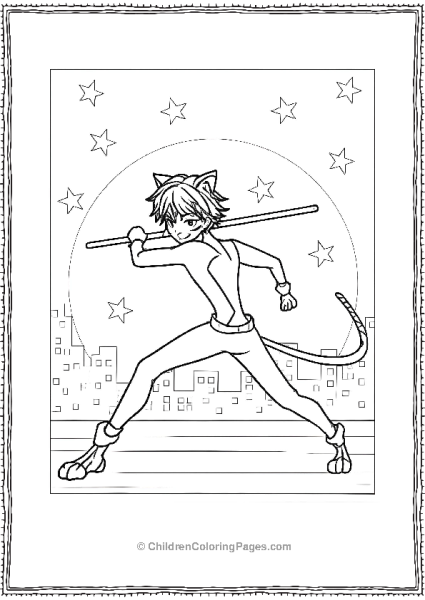 Cat Noir Miraculous Ladybug Free PDF Printable