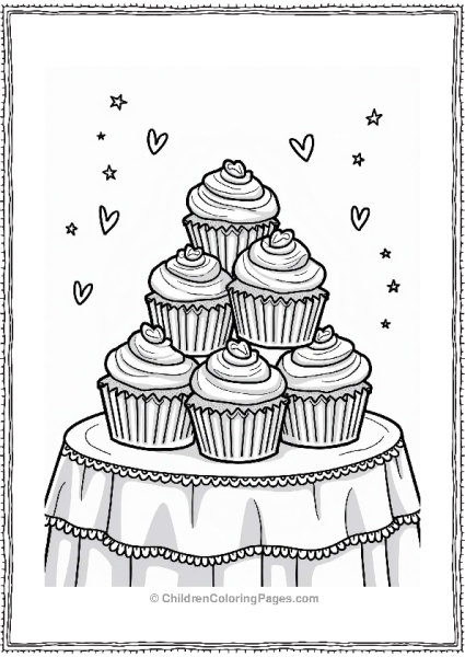 Charming Cupcake Display For Wedding Free PDF Printable