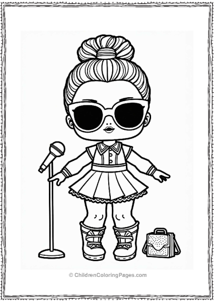 Chic LOL Surprise Doll With Accessories Free PDF Printable