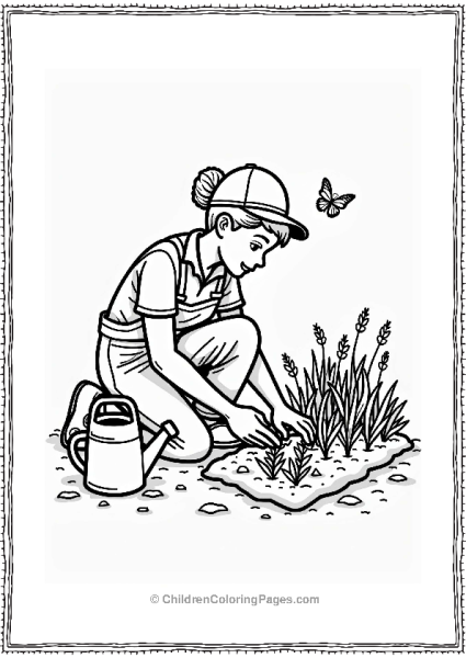 Community Helper A Farmer Planting Seeds Free PDF Printable
