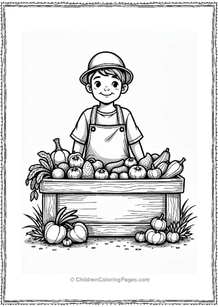 Community Helpers At The Farmers Market Free PDF Printable