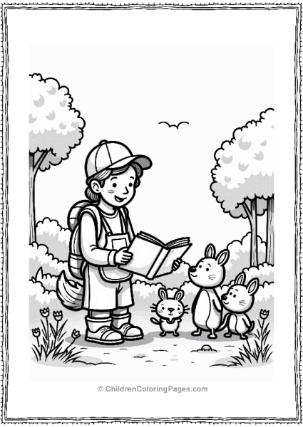 Community Helpers Reading To Animals Free PDF Printable