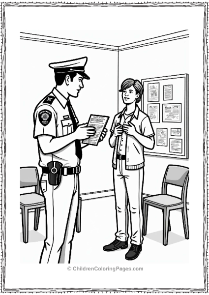 Community Safety Workshop With Police Free PDF Printable