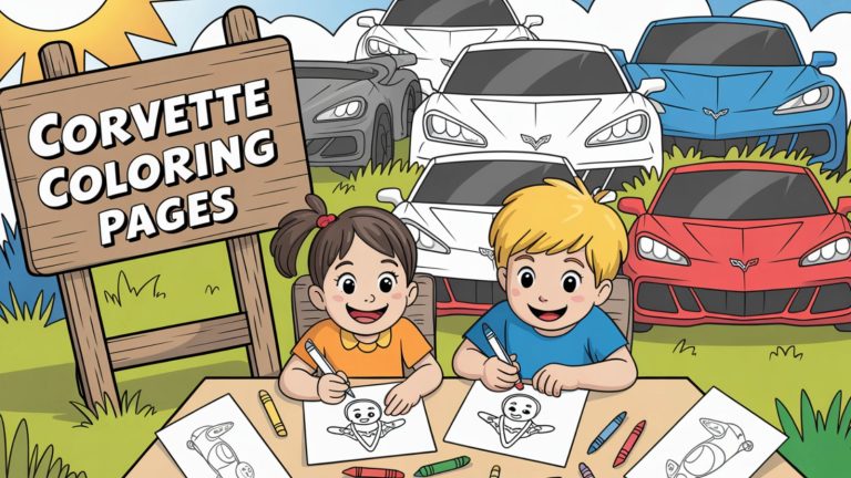 Corvette Coloring Pages