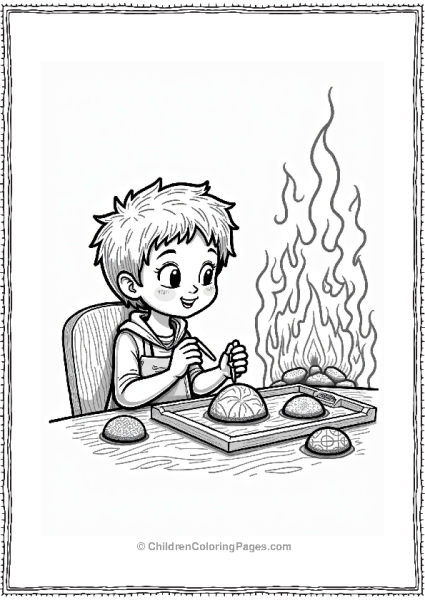 Cozy Character Painting Colorful Rocks Free PDF Printable