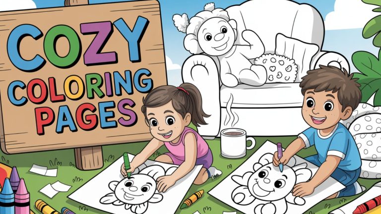 Cozy Coloring Pages