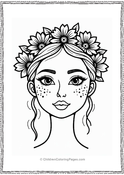 Creative Makeup Face Design Free PDF Printable