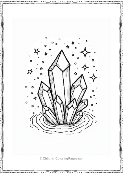 Crystal Among Galaxies Free PDF Printable