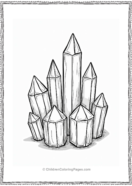 Crystal Arrangement For Kids Free PDF Printable