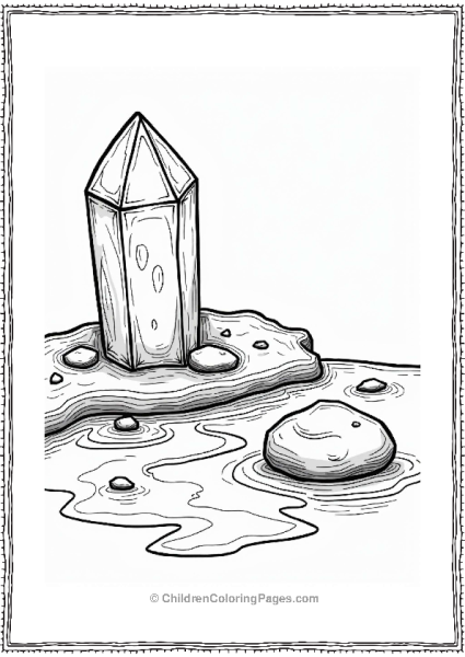 Crystal By A Tranquil Fountain Free PDF Printable
