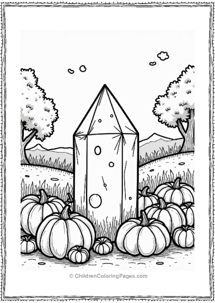 Crystal Fall Harvest Scene Free PDF Printable