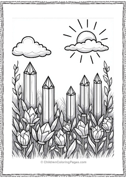 Crystal Garden In Spring Free PDF Printable