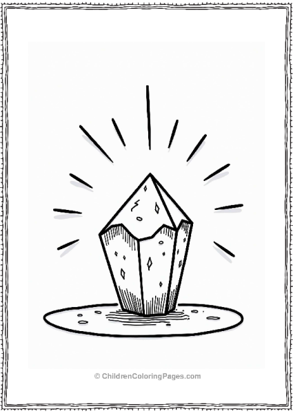 Crystal Illustration Free PDF Printable