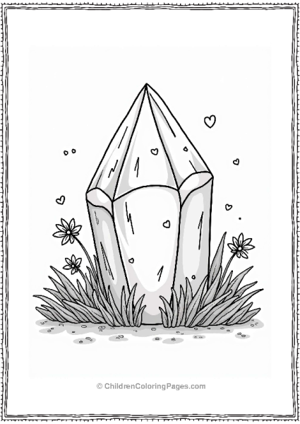 Crystal In A Garden Free PDF Printable