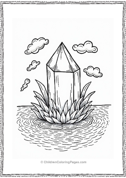 Crystal In Tranquil Surroundings Free PDF Printable